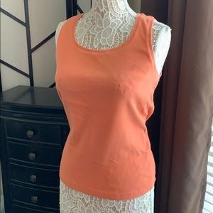 Chico’s Peach Ribbed Tank - Sz 2 (L 12)